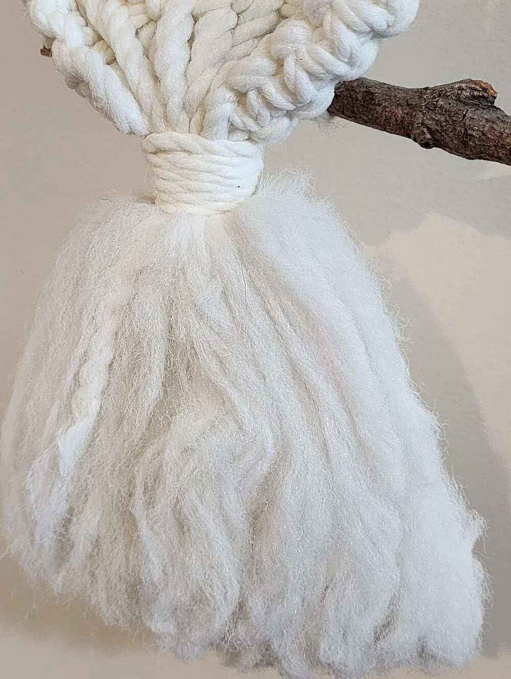 Hand Crafted macrame owl